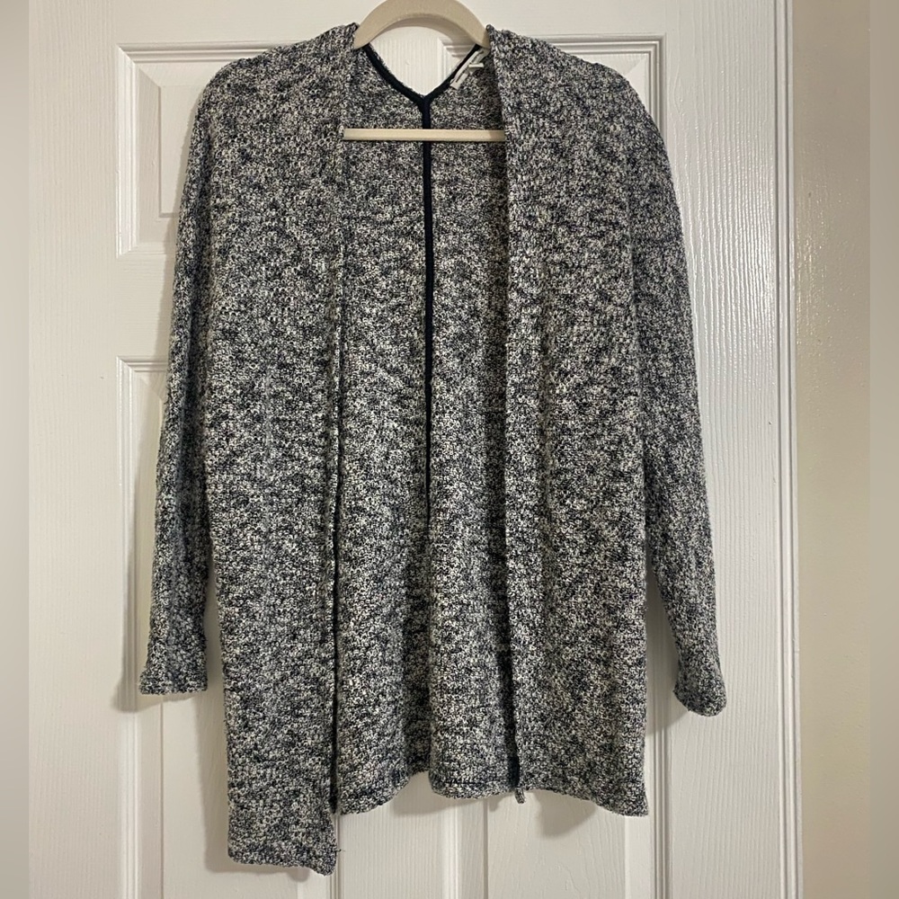 AEO Textured Open Front Cardigan